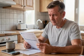 Homme consultant son relevé de compte épargne livret A face à l'inflation en 2026